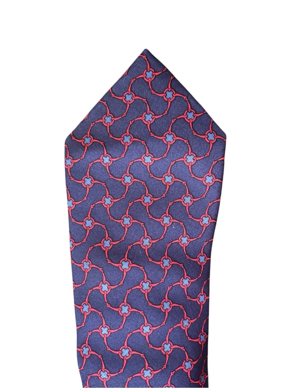 HERMÈS silk tie